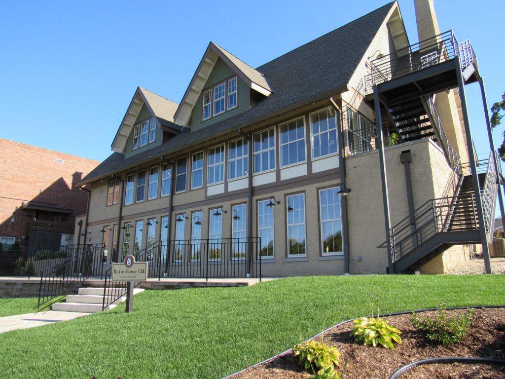 The Fort Atkinson Club from the Rock River