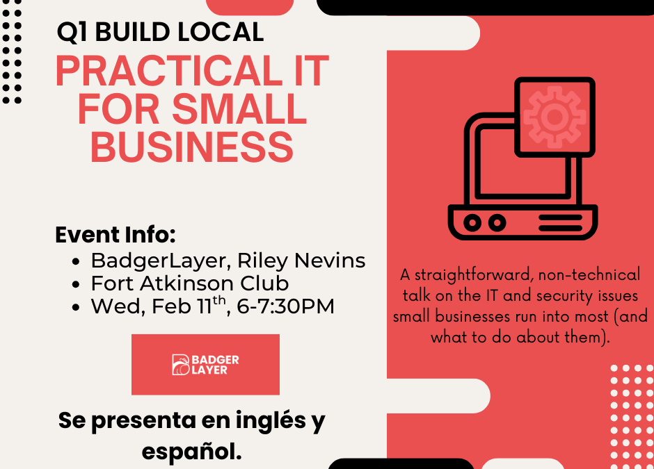 Build Local: Practical IT for Small Business